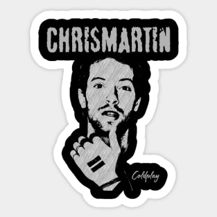 chris martin Sticker